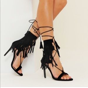 Fringe heels